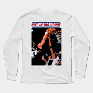 Kawhi Middle Finger Block Long Sleeve T-Shirt